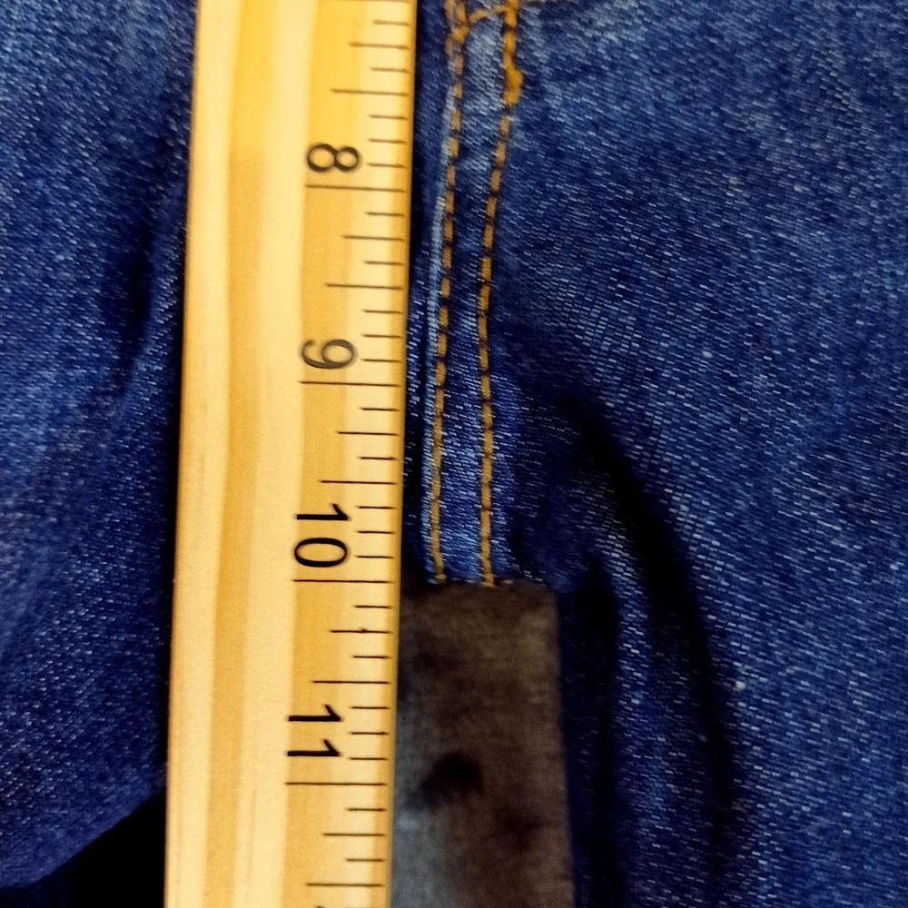 7 For All Mankind Jeans Mens 32 Blue‎ Rhigby Stretch Straight Leg Button Fly
